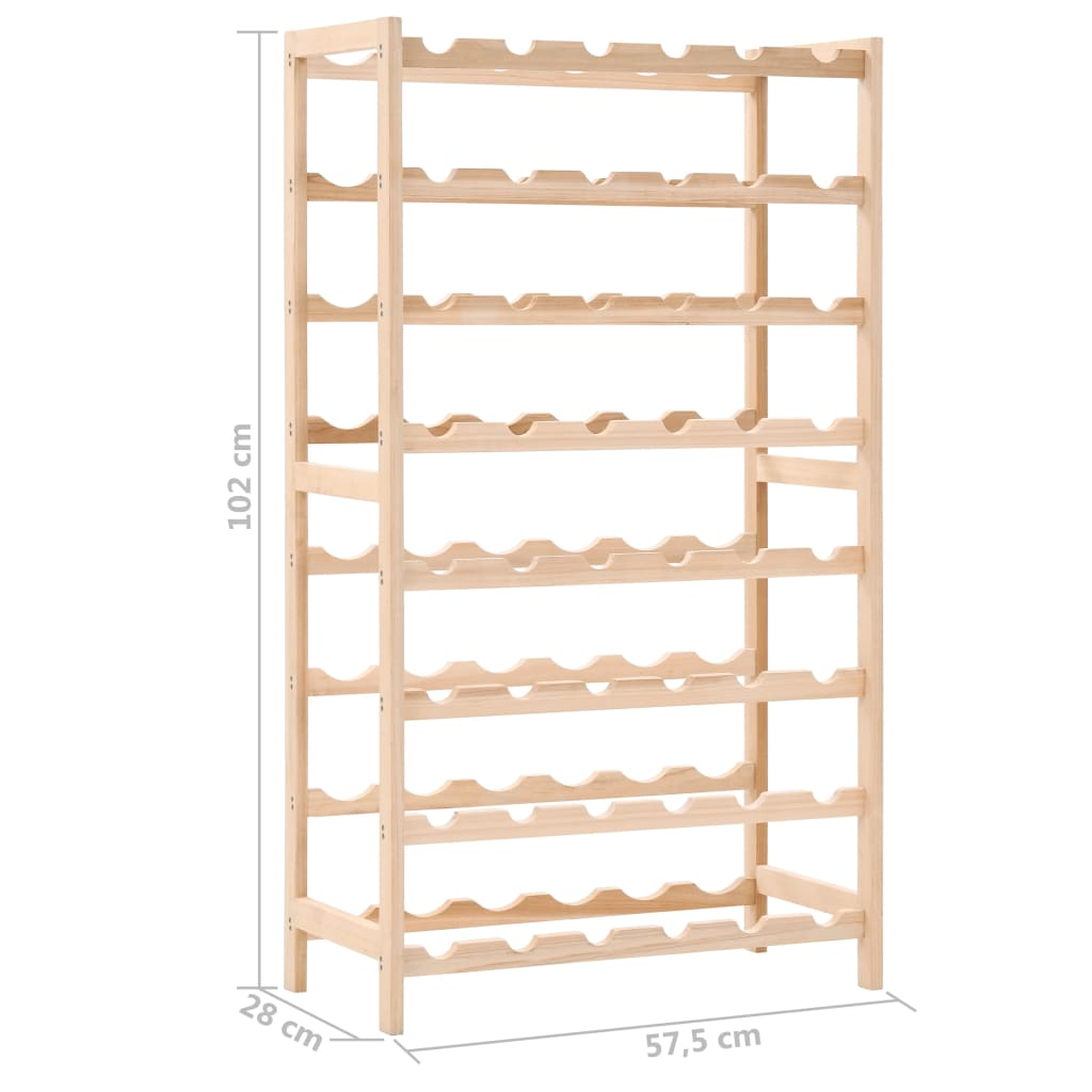 Wijnrek 57,5x28x102 cm cederhout is nu te koop bij PeponiXL, paradijselijk wonen!