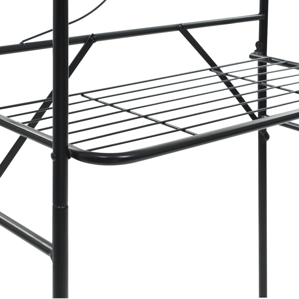 Badkamerrek 60x33x174 cm zwart is nu te koop bij PeponiXL, paradijselijk wonen!