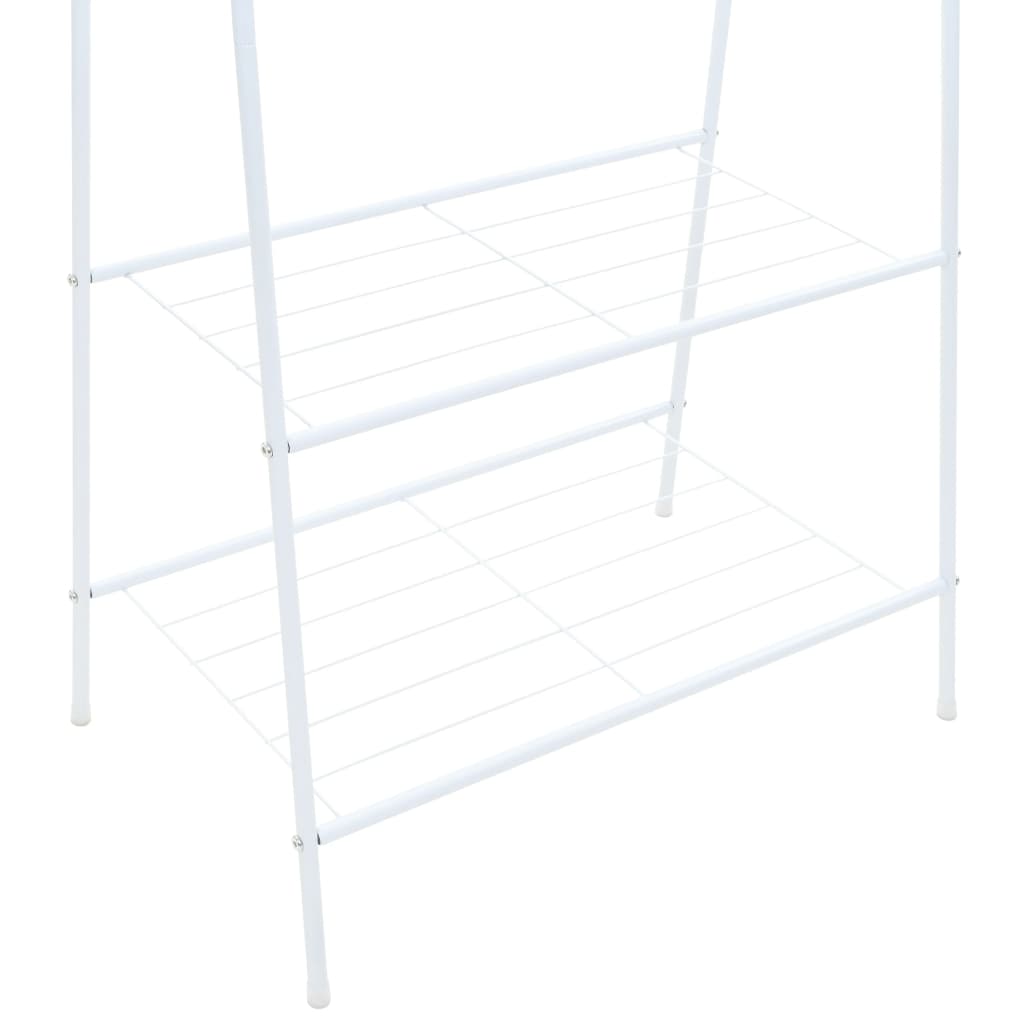 Kledingrek 59x35x150 cm wit is nu te koop bij PeponiXL, paradijselijk wonen!