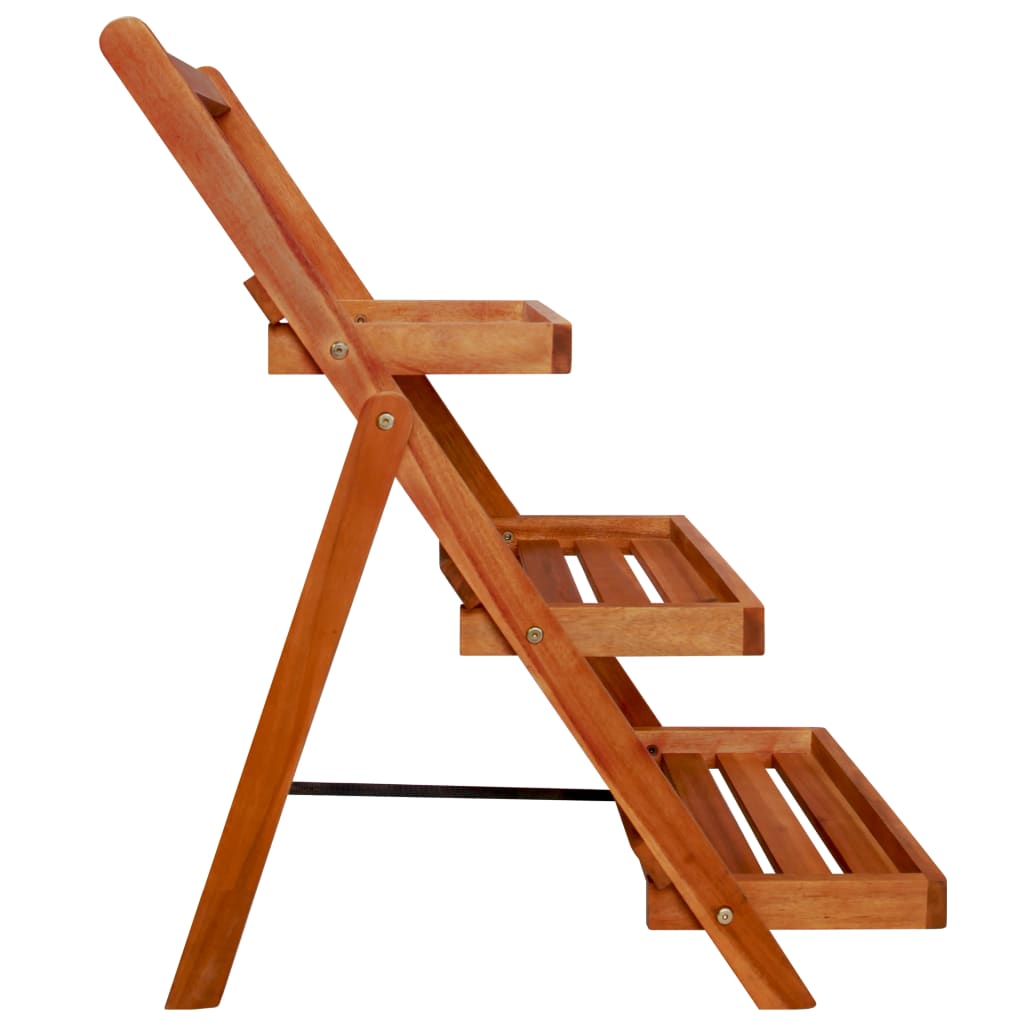 Plantenstandaard 3-laags 50x63x80 cm massief acaciahout is nu te koop bij PeponiXL, paradijselijk wonen!