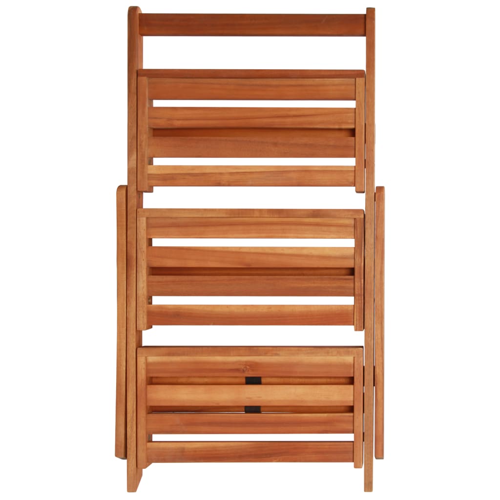 Plantenstandaard 3-laags 50x63x80 cm massief acaciahout is nu te koop bij PeponiXL, paradijselijk wonen!