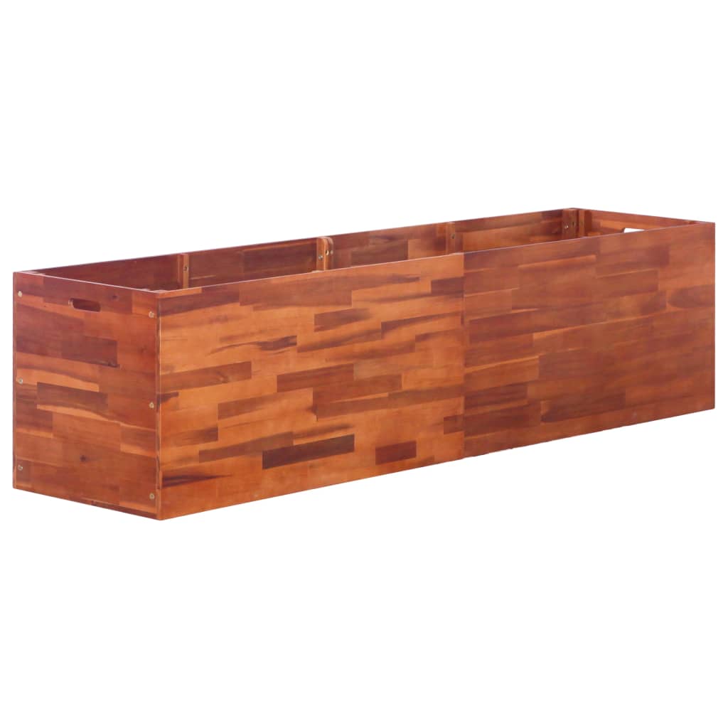Plantenbak verhoogd 200x50x50 cm acaciahout is nu te koop bij PeponiXL, paradijselijk wonen!