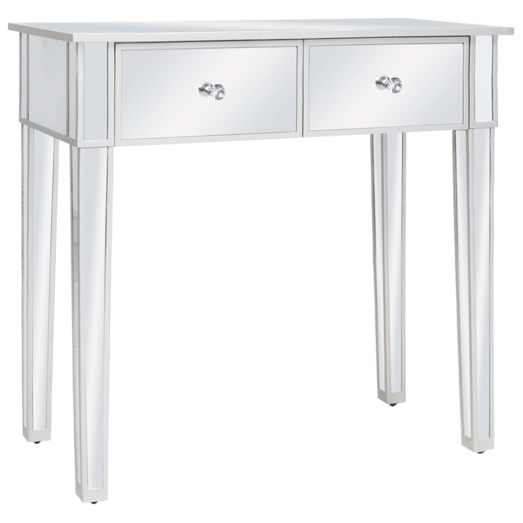 Kaptafel gespiegeld met kruk MDF en glas is nu te koop bij PeponiXL, paradijselijk wonen!