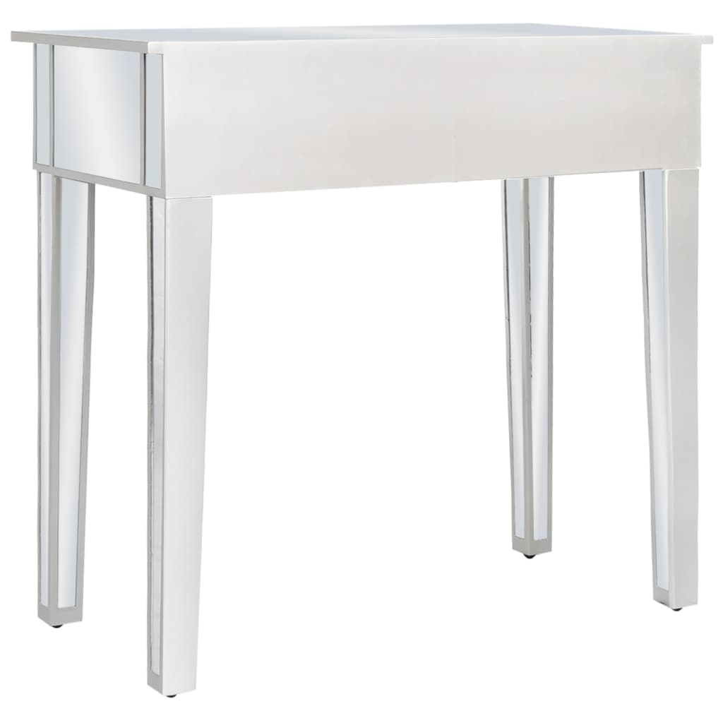 Kaptafel gespiegeld met kruk MDF en glas is nu te koop bij PeponiXL, paradijselijk wonen!