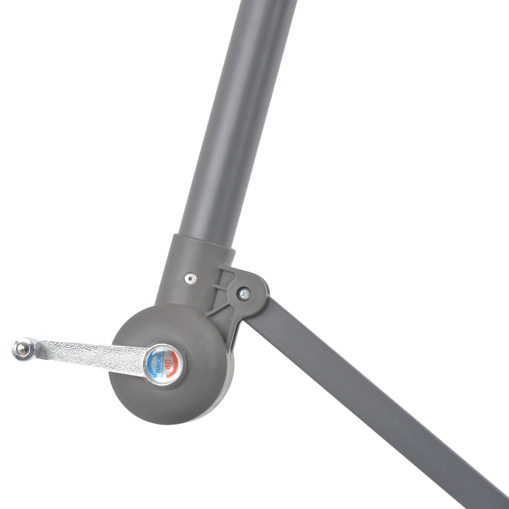 Zweefparasol met aluminium paal 300 cm taupe is nu te koop bij PeponiXL, paradijselijk wonen!