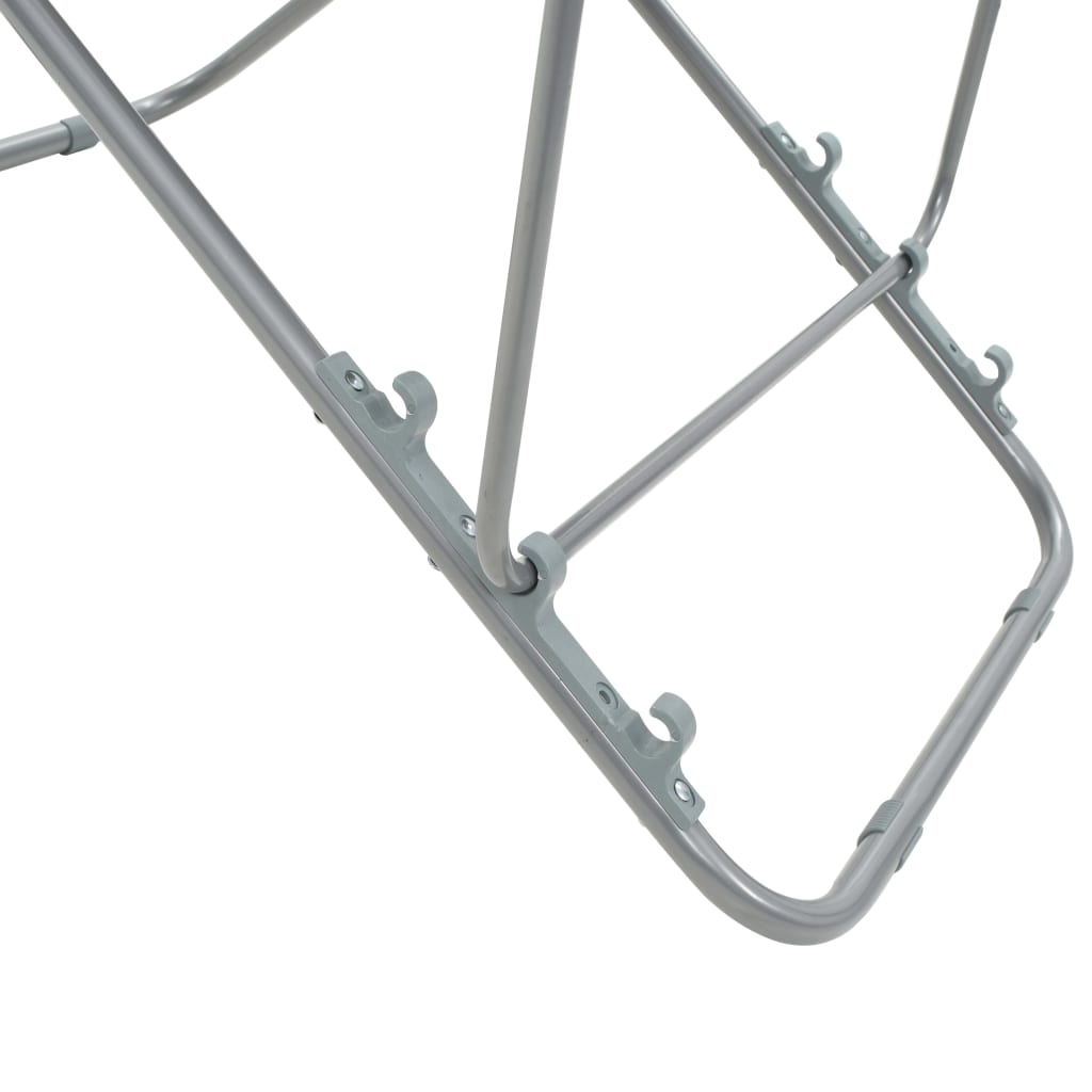 Strandstoelen inklapbaar 2 st staal en oxford stof rood is nu te koop bij PeponiXL, paradijselijk wonen!