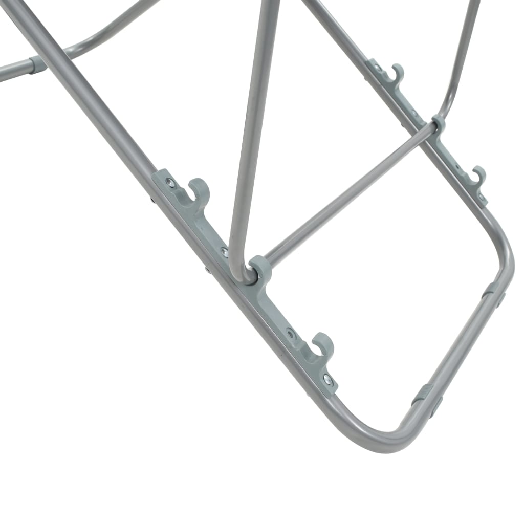 Strandstoelen inklapbaar 2 st staal en oxford stof bruin is nu te koop bij PeponiXL, paradijselijk wonen!