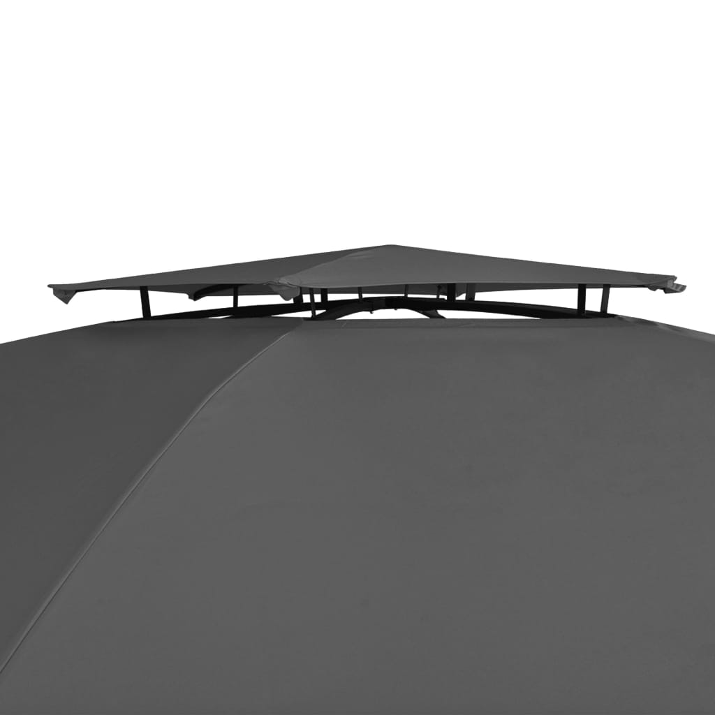 Tuinpaviljoen met gordijnen hexagonaal 360x265 cm is nu te koop bij PeponiXL, paradijselijk wonen!