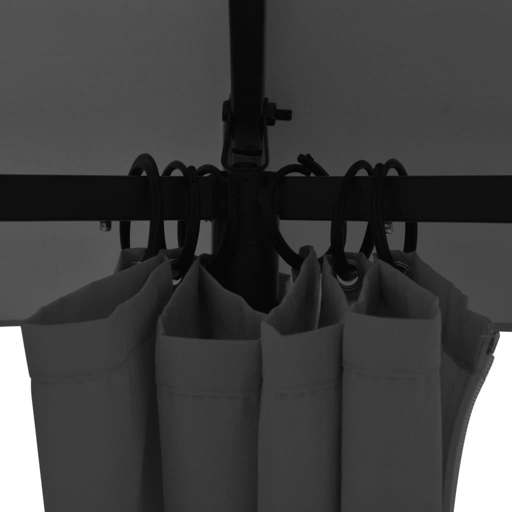 Tuinpaviljoen met gordijnen hexagonaal 360x265 cm is nu te koop bij PeponiXL, paradijselijk wonen!