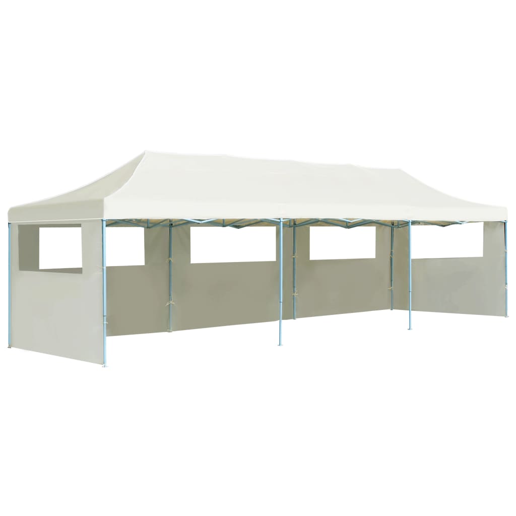 Vouwtent pop-up met 5 zijwanden 3x9 m crème is nu te koop bij PeponiXL, paradijselijk wonen!