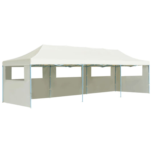Vouwtent pop-up met 5 zijwanden 3x9 m crème is nu te koop bij PeponiXL, paradijselijk wonen!