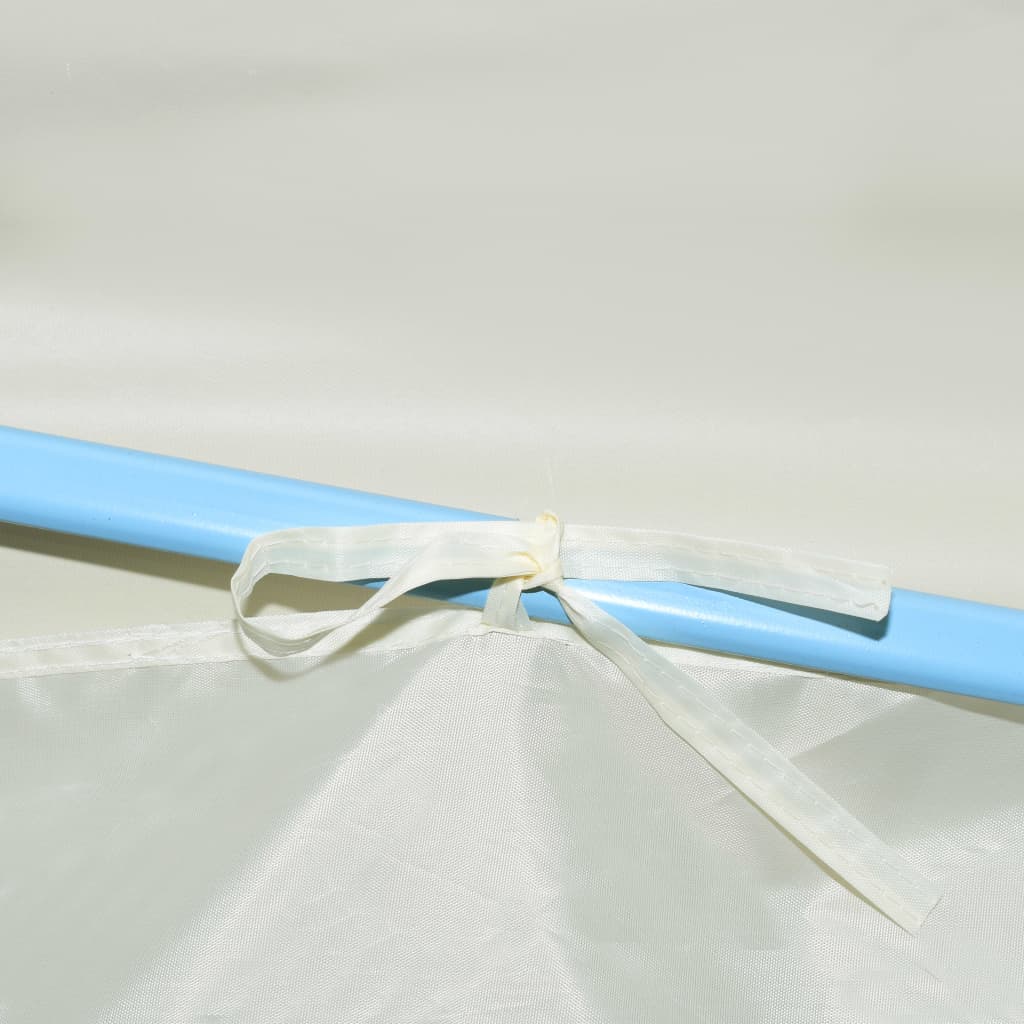 Vouwtent pop-up met 8 zijwanden 870x291x315 cm crème is nu te koop bij PeponiXL, paradijselijk wonen!