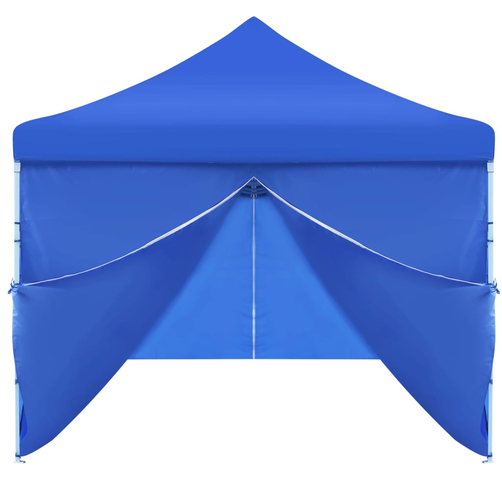Vouwtent pop-up met 8 zijwanden 870x291x315 cm blauw is nu te koop bij PeponiXL, paradijselijk wonen!