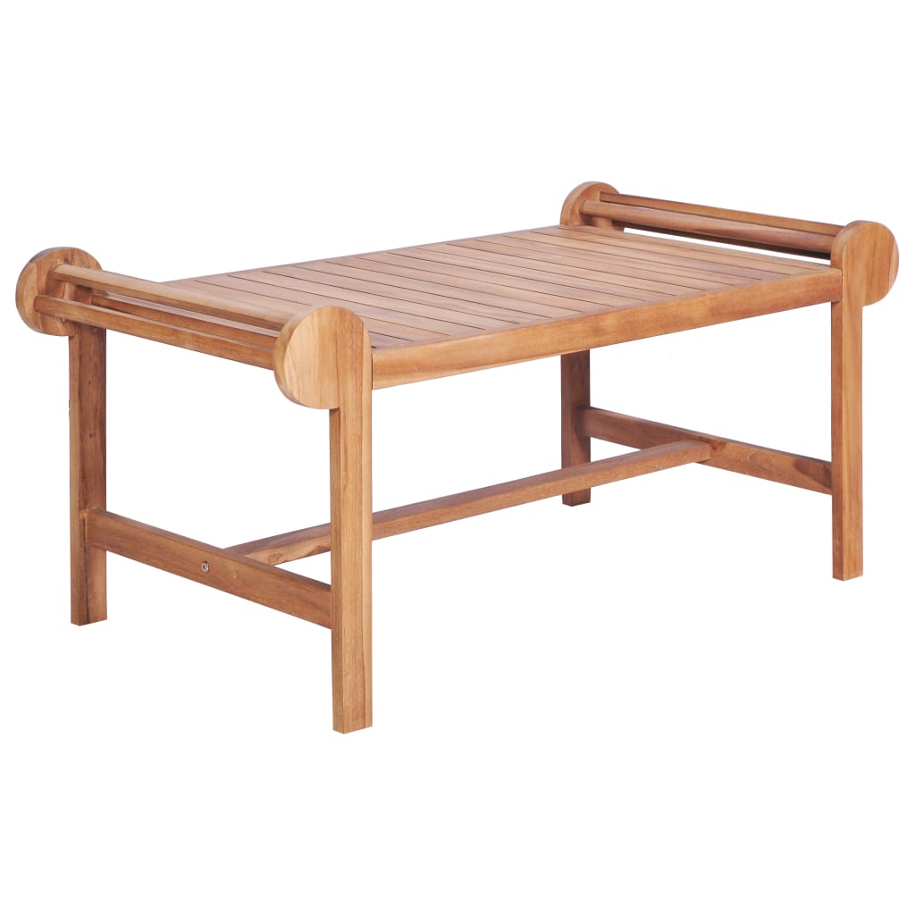 Salontafel 100x50x45 cm massief teakhout is nu te koop bij PeponiXL, paradijselijk wonen!