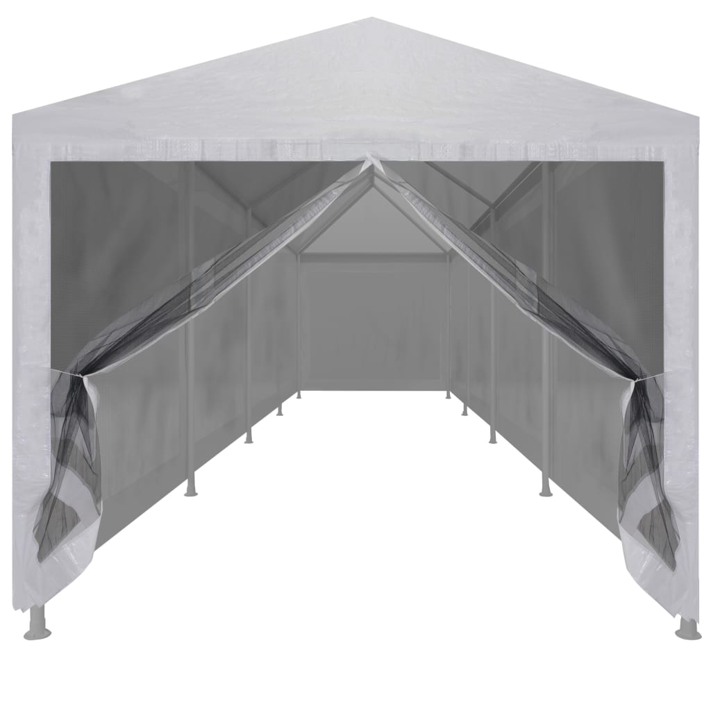 Partytent met 10 mesh zijwanden 12x3 m is nu te koop bij PeponiXL, paradijselijk wonen!