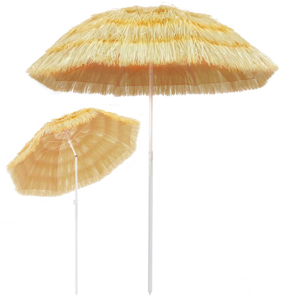 Strandparasol Hawaï stijl 180 cm naturel is nu te koop bij PeponiXL, paradijselijk wonen!