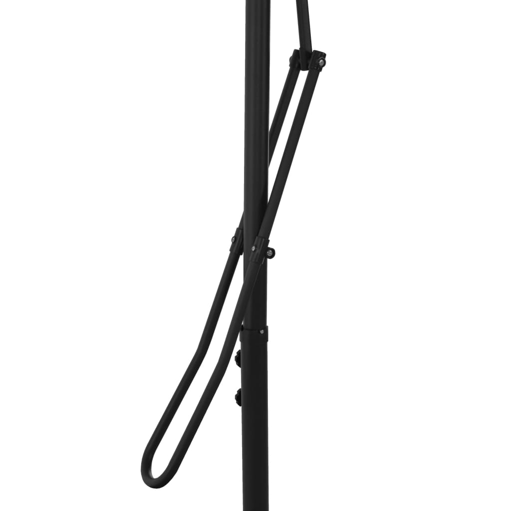 Parasol met stalen paal 300 cm antraciet is nu te koop bij PeponiXL, paradijselijk wonen!