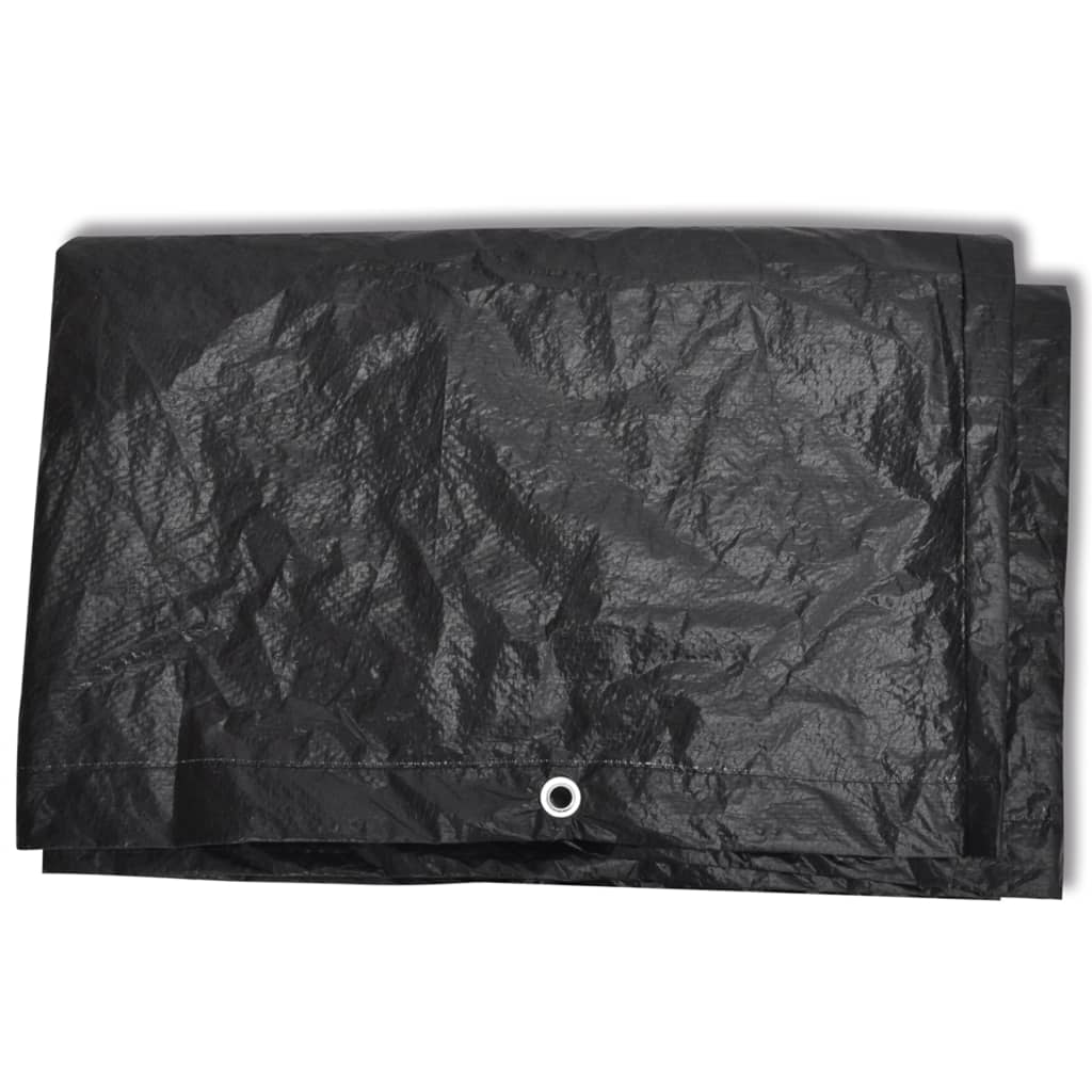 Tuinmeubelhoes met 8 oogjes 242x162x100 cm is nu te koop bij PeponiXL, paradijselijk wonen!