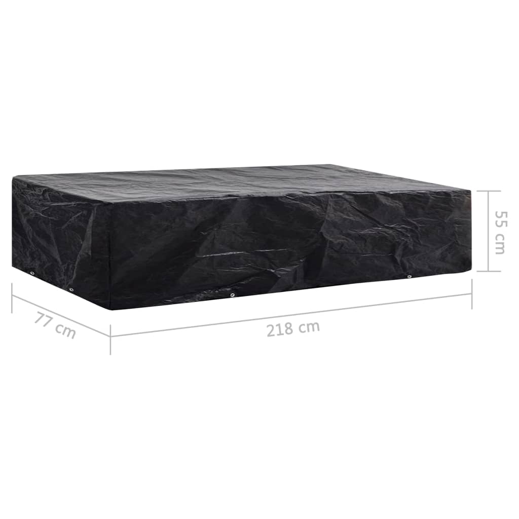 Ligbeddenhoes met 8 oogjes 218x77x55 cm is nu te koop bij PeponiXL, paradijselijk wonen!