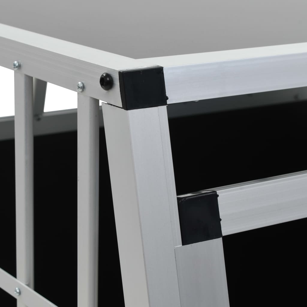 Hondenbench met dubbele deur 94x88x69 cm is nu te koop bij PeponiXL, paradijselijk wonen!