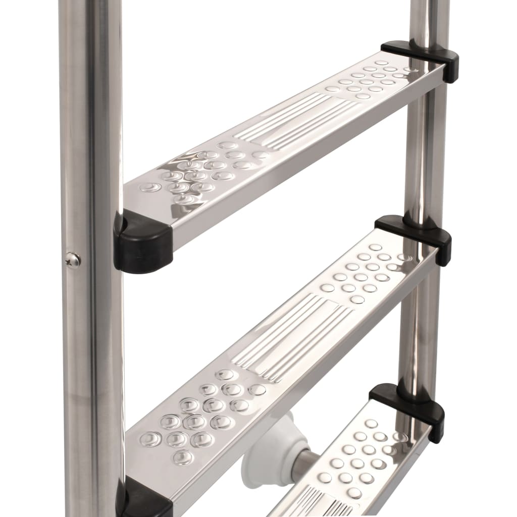 Zwembadladder met 3 sporten 120 cm roestvrij staal 304 is nu te koop bij PeponiXL, paradijselijk wonen!