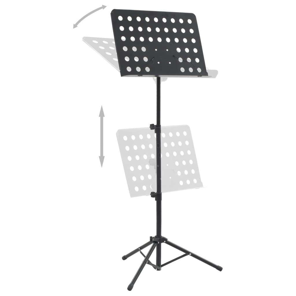 Muziekboekenstandaard staal zwart is nu te koop bij PeponiXL, paradijselijk wonen!