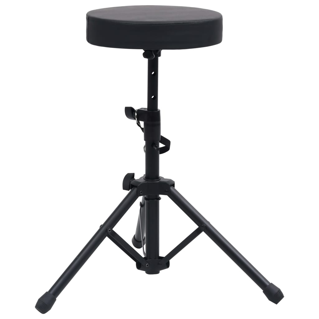 Keyboardstandaard en -kruk dubbel versterkt zwart is nu te koop bij PeponiXL, paradijselijk wonen!