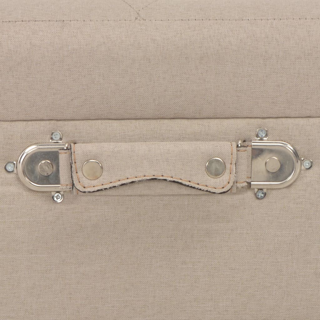Opbergkruk 40 cm stof beige is nu te koop bij PeponiXL, paradijselijk wonen!