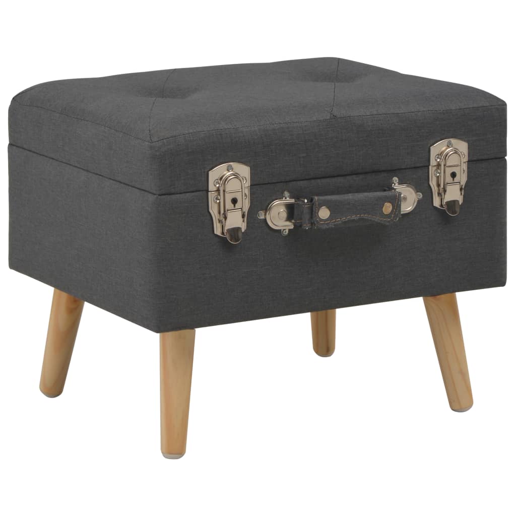 Opbergkruk 40 cm stof donkergrijs is nu te koop bij PeponiXL, paradijselijk wonen!