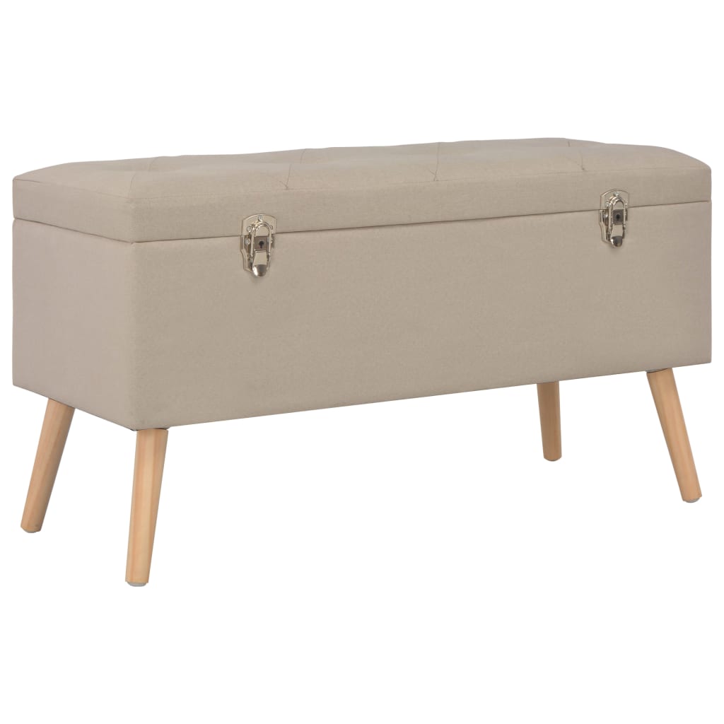 Opbergkrukken 3 st stof beige is nu te koop bij PeponiXL, paradijselijk wonen!