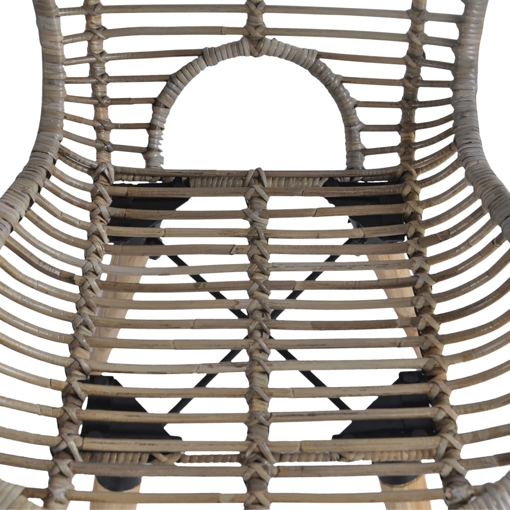 Eetkamerstoelen 6 st natuurlijk rattan bruin is nu te koop bij PeponiXL, paradijselijk wonen!