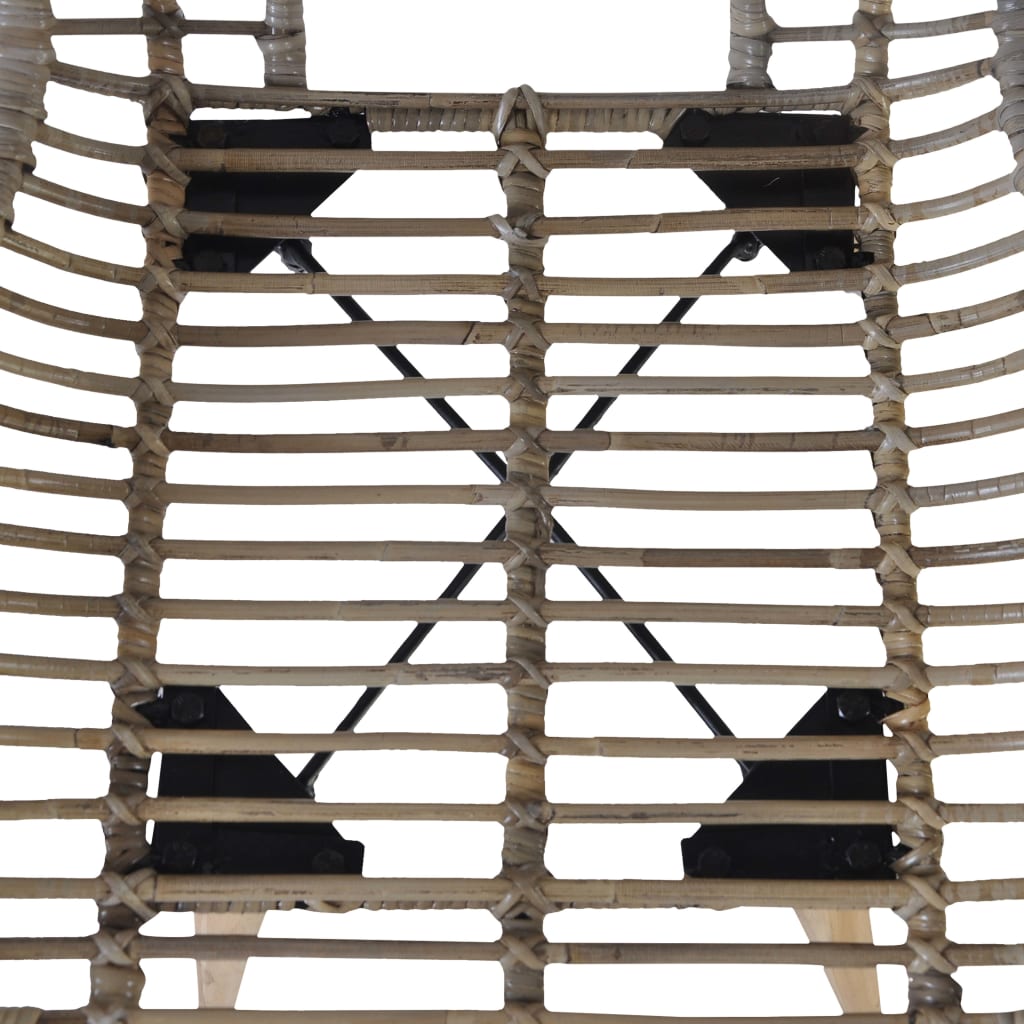 Eetkamerstoelen 6 st natuurlijk rattan bruin is nu te koop bij PeponiXL, paradijselijk wonen!