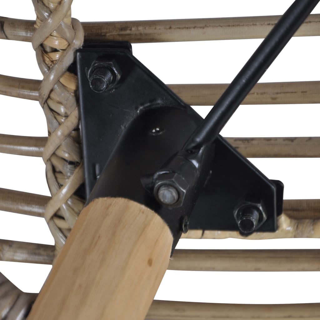 Eetkamerstoelen 6 st natuurlijk rattan bruin is nu te koop bij PeponiXL, paradijselijk wonen!