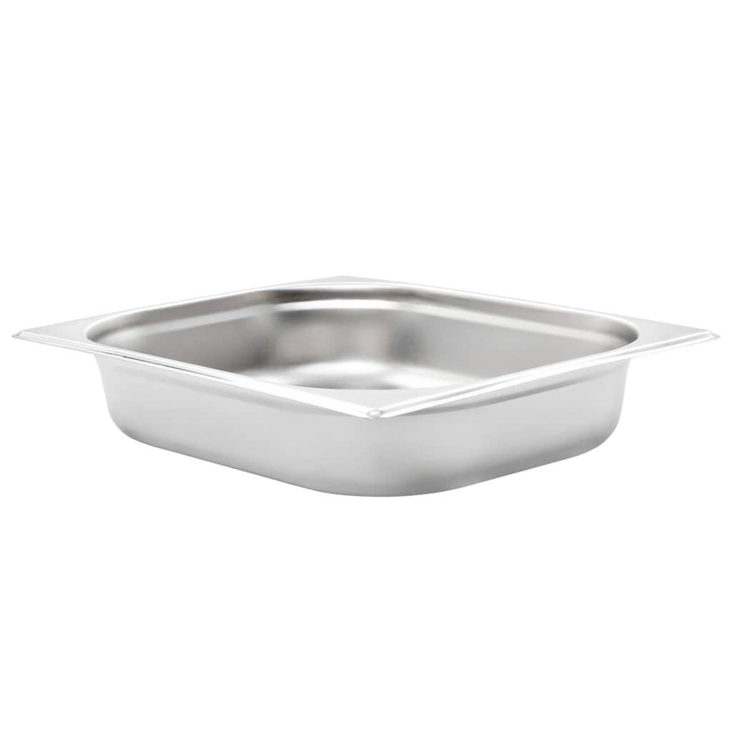 Gastronormbakken 4 st GN 1/2 65 mm roestvrij staal is nu te koop bij PeponiXL, paradijselijk wonen!