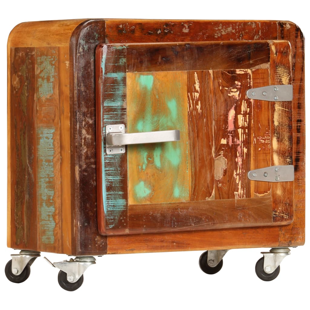 Nachtkastje 50x30x50 cm massief gerecycled hout is nu te koop bij PeponiXL, paradijselijk wonen!