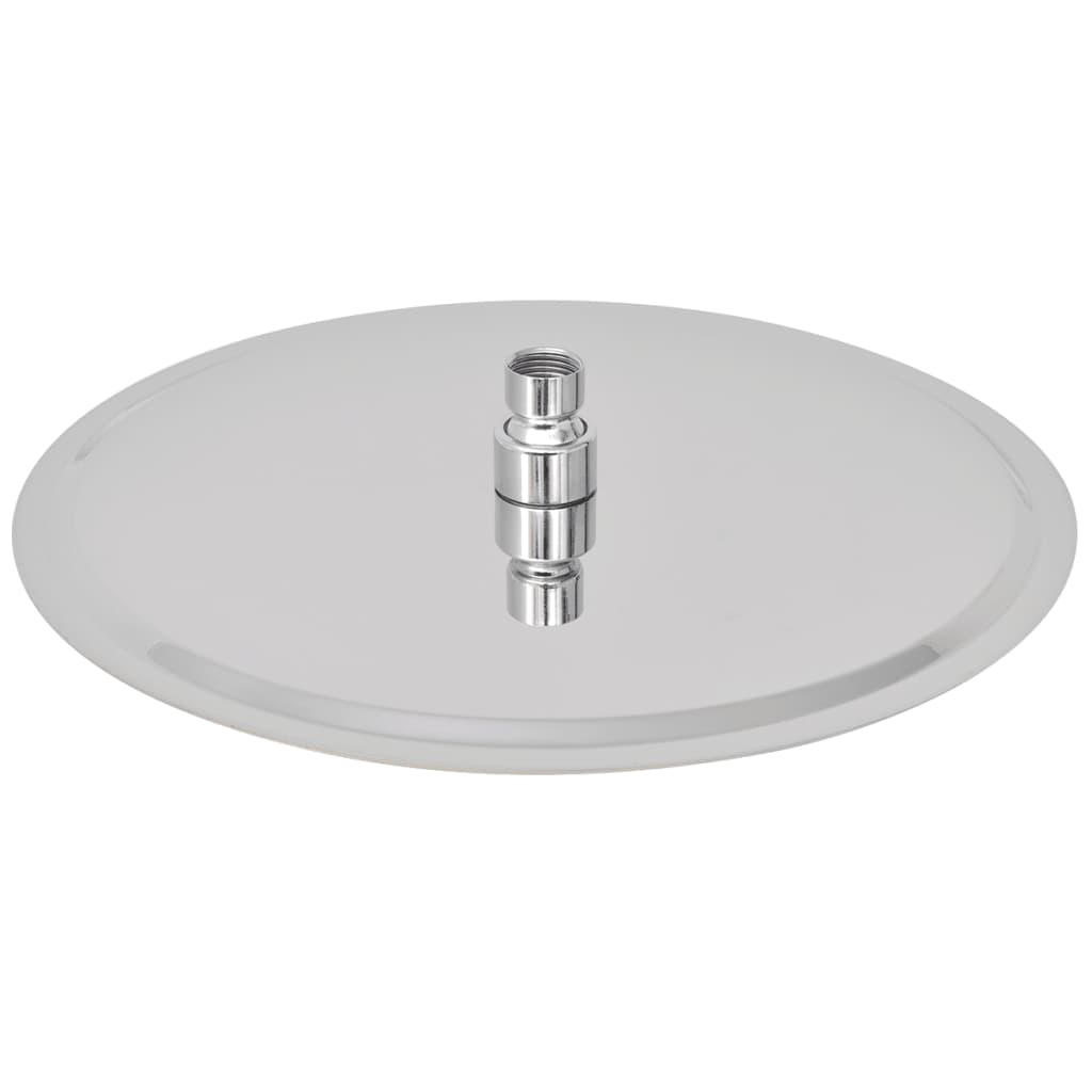 Regendouchekop 2 st rond 30 cm roestvrij staal is nu te koop bij PeponiXL, paradijselijk wonen!