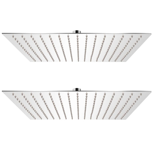 Regendouchekop 2 st 40x40 cm roestvrij staal is nu te koop bij PeponiXL, paradijselijk wonen!