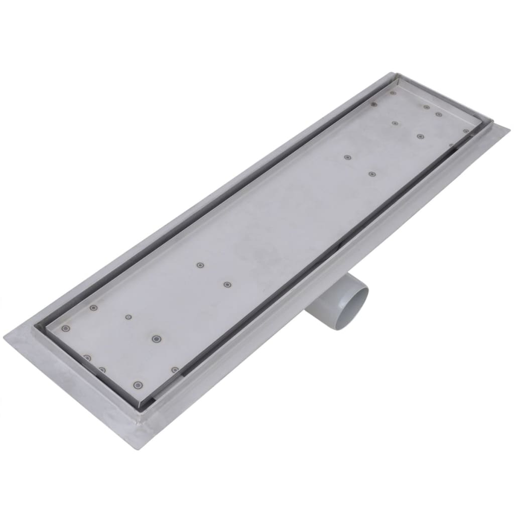 Doucheafvoer 2 st rechthoekig 530x140 mm roestvrij staal is nu te koop bij PeponiXL, paradijselijk wonen!