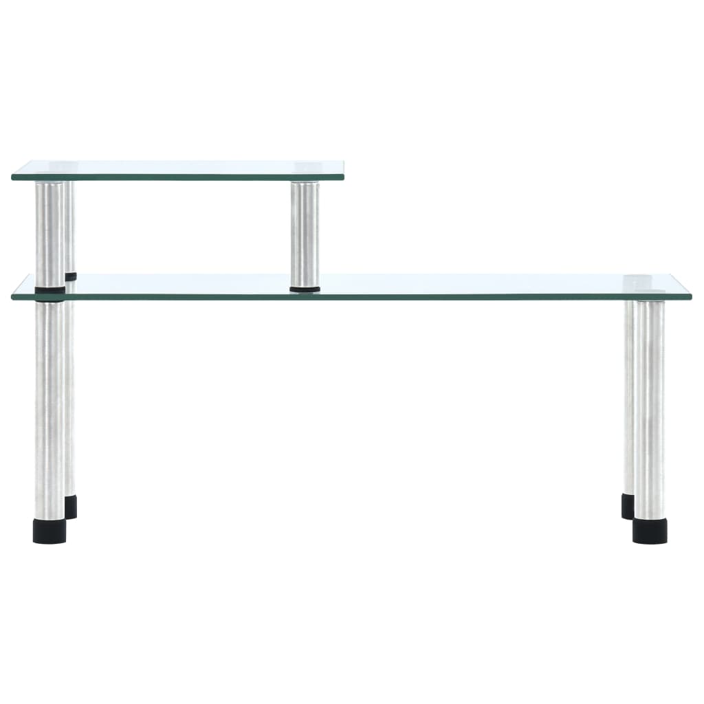Keukenschap 45x16x26 cm gehard glas transparent is nu te koop bij PeponiXL, paradijselijk wonen!