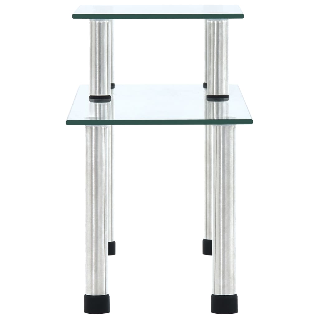 Keukenschap 45x16x26 cm gehard glas transparent is nu te koop bij PeponiXL, paradijselijk wonen!