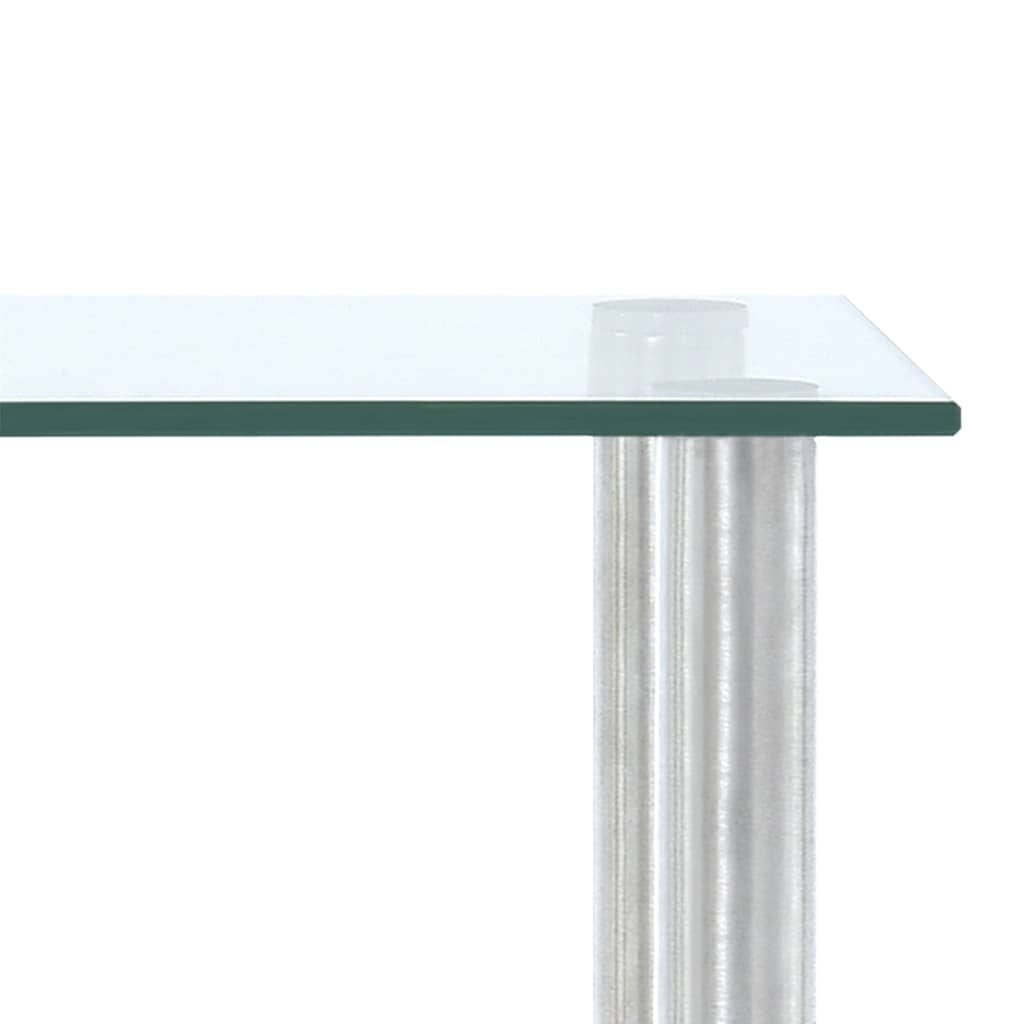 Keukenschap 45x16x26 cm gehard glas transparent is nu te koop bij PeponiXL, paradijselijk wonen!