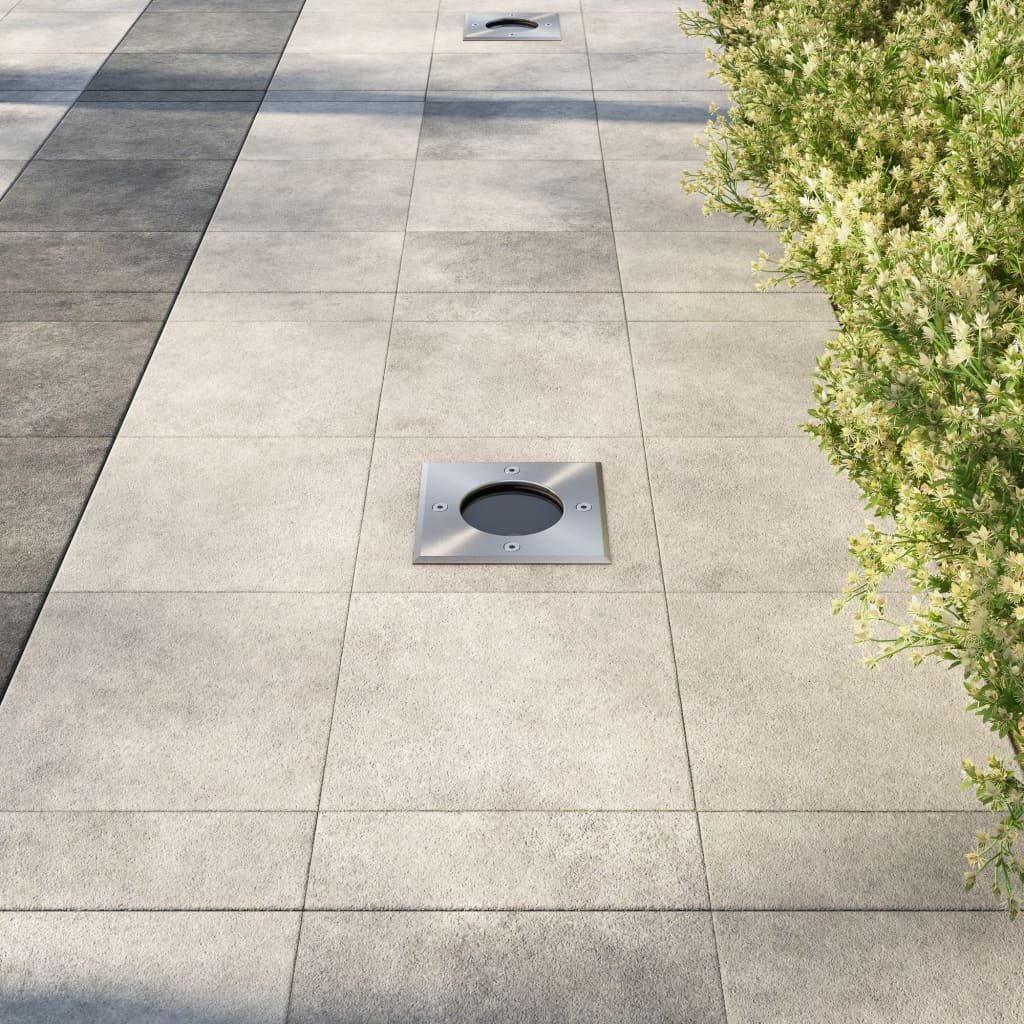 Grondspots voor buiten 3 st vierkant is nu te koop bij PeponiXL, paradijselijk wonen!