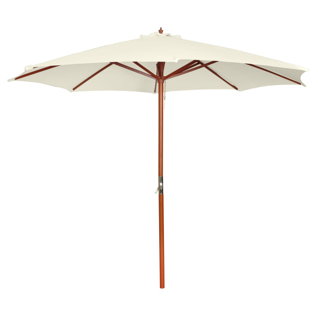 Parasol 300x258 cm zandwit is nu te koop bij PeponiXL, paradijselijk wonen!