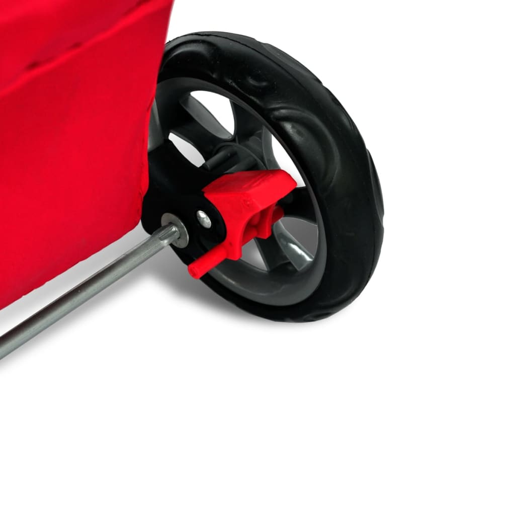 Wandelwagen voor hond rood is nu te koop bij PeponiXL, paradijselijk wonen!