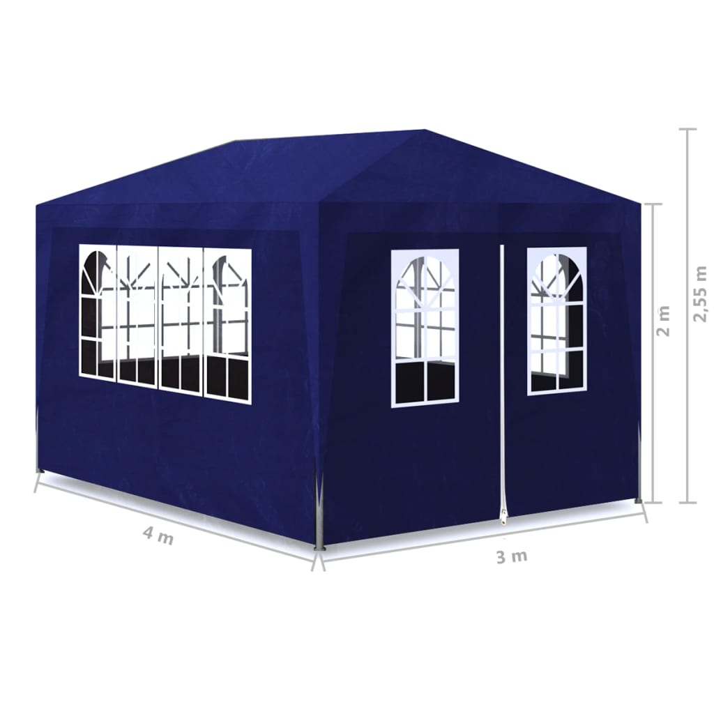 Partytent 3x4 m blauw is nu te koop bij PeponiXL, paradijselijk wonen!