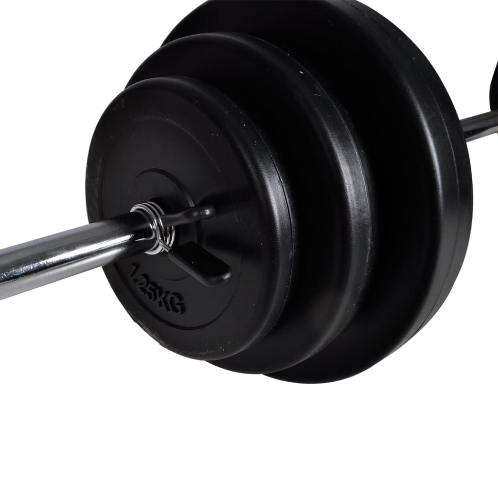 Barbell- en dumbbellset 30,5 kg is nu te koop bij PeponiXL, paradijselijk wonen!