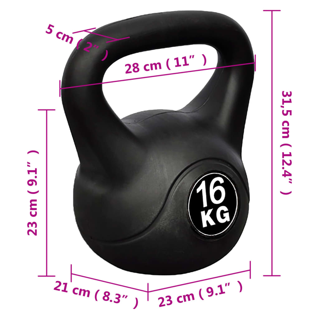 Kettlebell 16 kg is nu te koop bij PeponiXL, paradijselijk wonen!