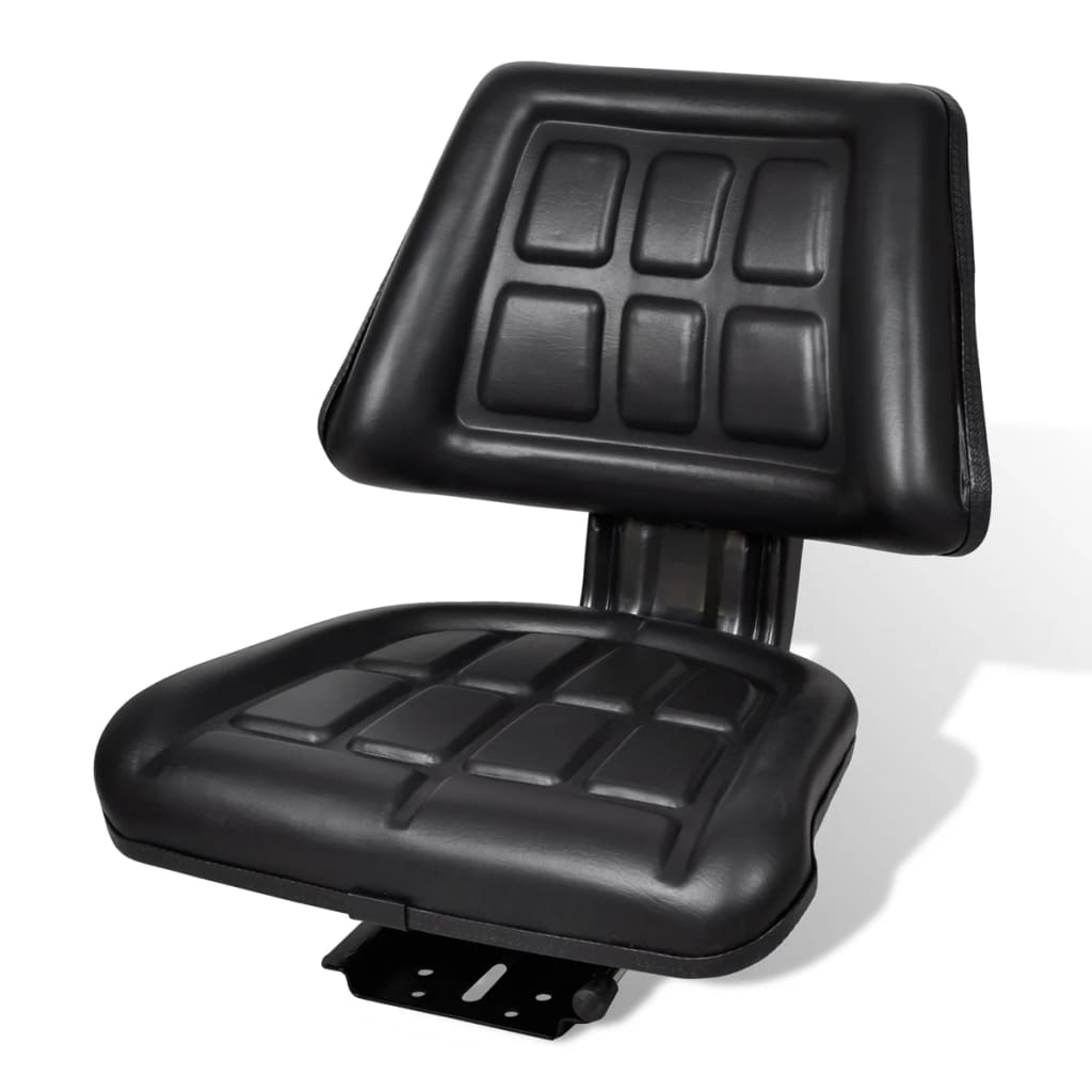 Tractorstoel met rugleuning zwart is nu te koop bij PeponiXL, paradijselijk wonen!