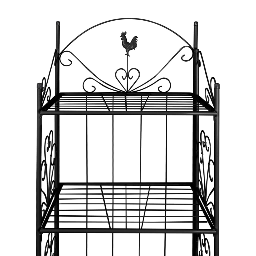 Plantenrek vierkant zwart is nu te koop bij PeponiXL, paradijselijk wonen!