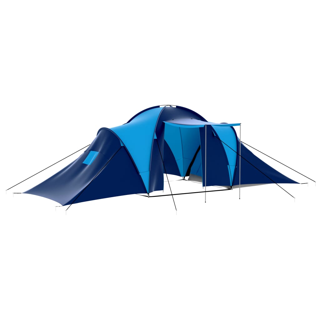 Tent 9-persoons donkerblauw en blauw is nu te koop bij PeponiXL, paradijselijk wonen!